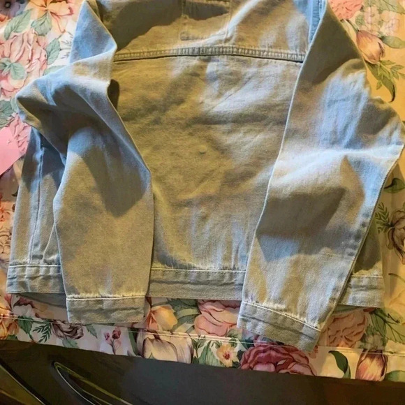 Juicy Couture Little girls Blue Jean Jacket Size 12 - Picture 4 of 4